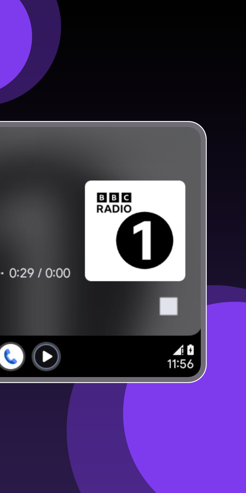kitchenradio on your car display